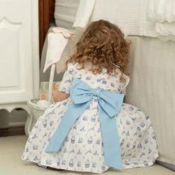 Grace Dress in Heirloom Delft