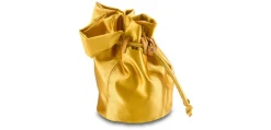 Grace Pouch Petite in Canary Satin