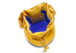 Grace Pouch Petite in Canary Satin