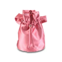 Grace Pouch Petite in Splendido Pink Satin