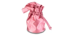 Grace Pouch Petite in Splendido Pink Satin