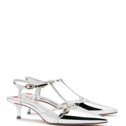 Grace Pump In Silver Specchio