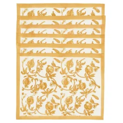 Granada Mats in Mustard, Set of 6