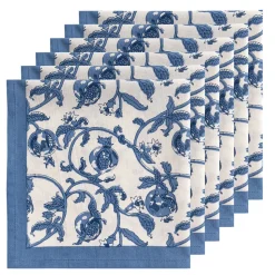 Granada Napkins Cornflower Blue, Set of 6