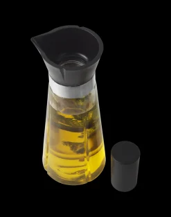 Grand Cru Oil And Vinegar Bottles in Black/Steel