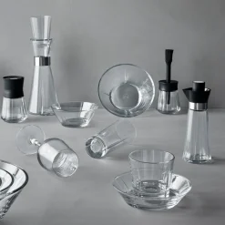 Grand Cru Oil And Vinegar Bottles in Black/Steel