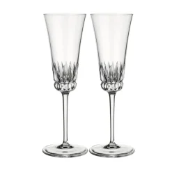 Grand Royal Flute Pair in Clear, Set of 2