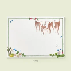 Greek Island Hopping Stationery Cards, Personalized Set of 50