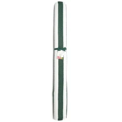Green and White Stripes Mat