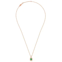 Green Emerald Luna Necklace