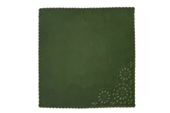 Green Eyelet Dinner Napkins, Set of 4