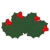 Green Holly Leaf Cocktail Napkins, Set of 4
