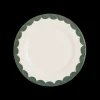 Green Scallop Side Plate