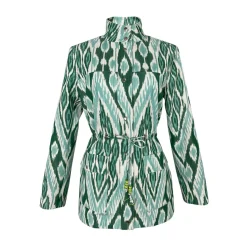 Green Silk Ikat Jacket