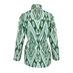 Green Silk Ikat Jacket
