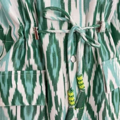 Green Silk Ikat Jacket