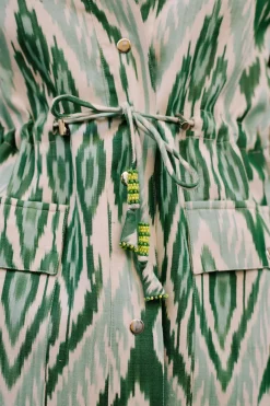 Green Silk Ikat Jacket