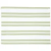 Green Stripe Cotton Tablecloth