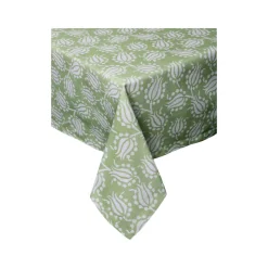 Green Tulip Tablecloth