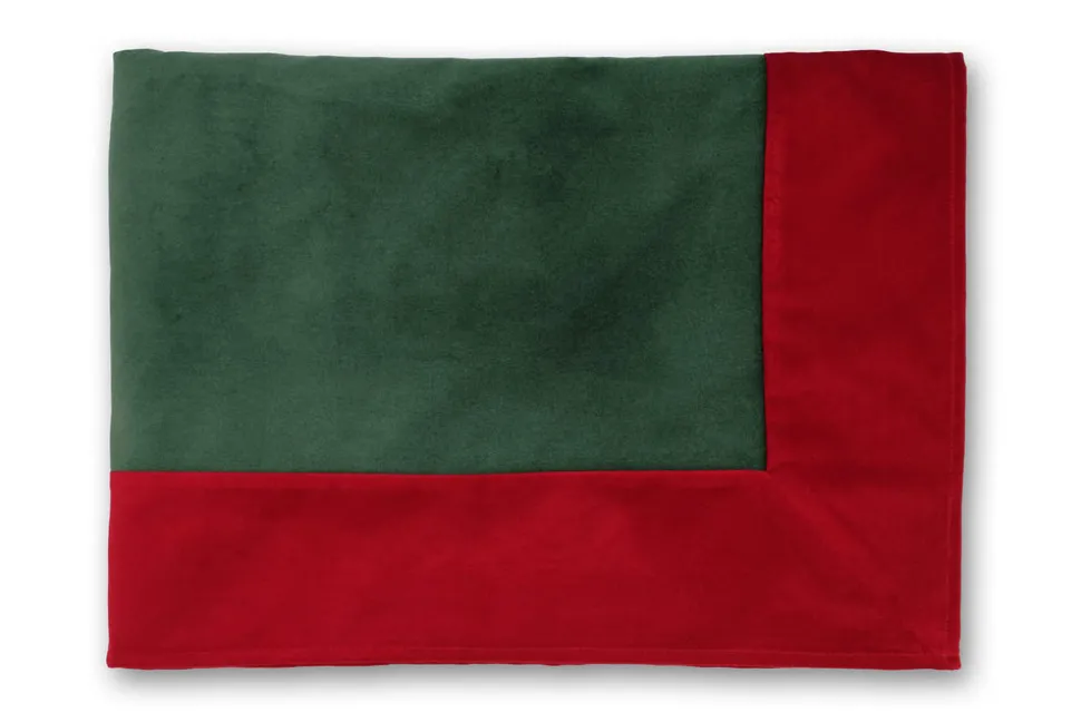 Green Velvet Tablecloth