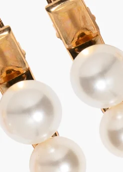 Gretel Hair Clips in Pearl