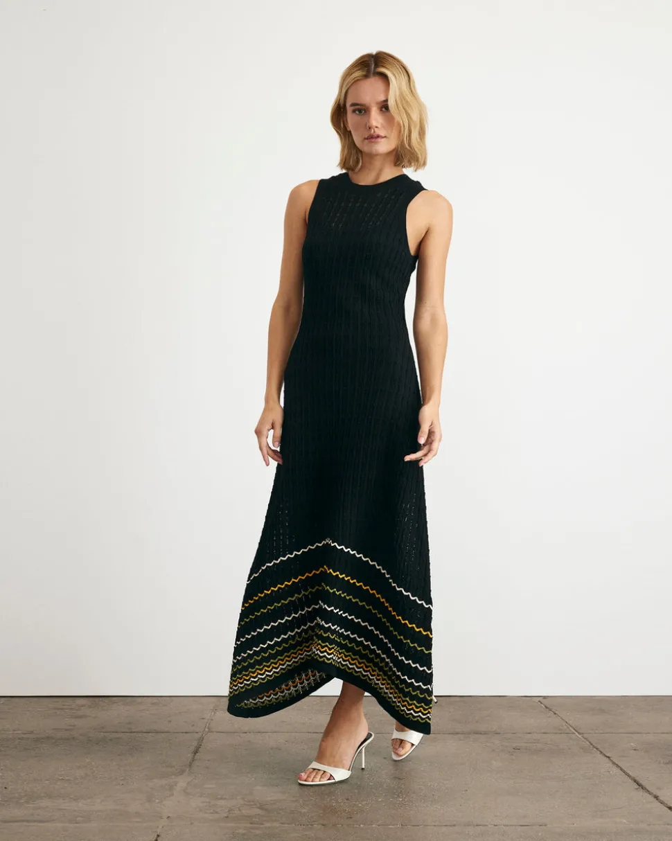 Greyson Dress in Black Multi