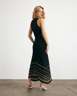 Greyson Dress in Black Multi