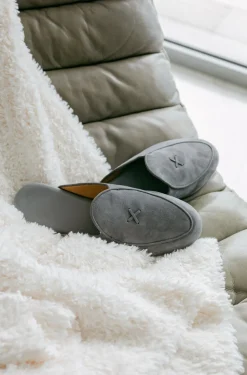 Grigio Suede Milano Mule