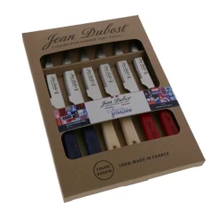 Grill Beechwood Knives in Paris Colors, Set of 6