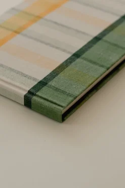 Guest Book in Plaid