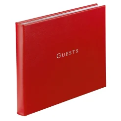 Guest Book in Recycled Italian Bonded Leather