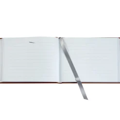 Guest Book in Recycled Italian Bonded Leather