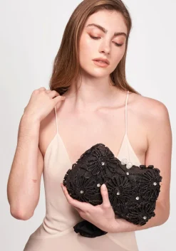 Gustavia in Black Raffia