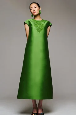 Gwendolyn Gown in Green Garnet