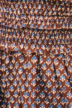 Gweneth Dress in Autumn Fleur Fig