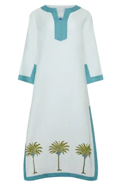 Hampton Caftan Blue Palm