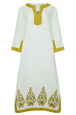 Hampton Caftan Green Paisley