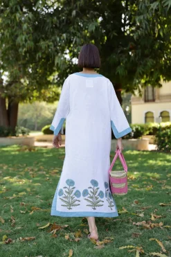 Hampton Caftan in Blue Flower