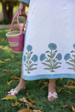 Hampton Caftan in Blue Flower