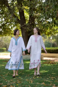 Hampton Caftan Pink Flower