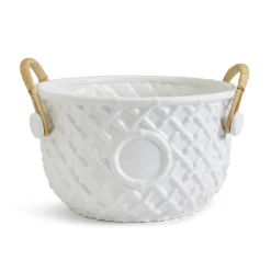 Hampton Faux Bamboo Fretwork Party Bucket