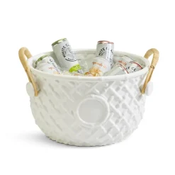 Hampton Faux Bamboo Fretwork Party Bucket
