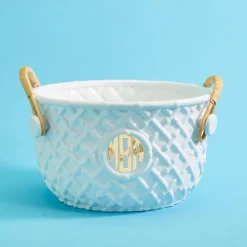 Hampton Faux Bamboo Fretwork Party Bucket