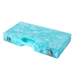 Hamptons Backgammon Board in Blue