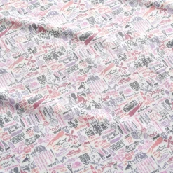 Hamptons Two Piece Kids Pajamas in Sunset Pink