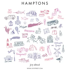 Hamptons Women's Button Front Short Pajama Set