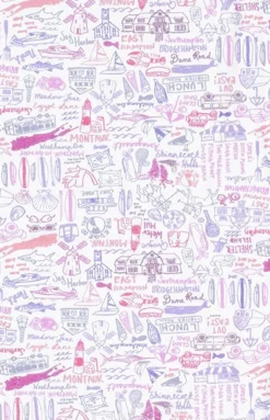 Hamptons Zip Baby Onesie in Hamptons Sunset Pink