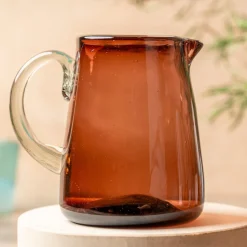 Handblown Glass Pitcher