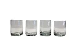 Handblown Shooter Glasses, Set of 4