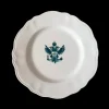 Hand-Painted Crest Plate, Set of 6